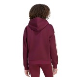 Women's Full-Zip Hoodie Bordeaux - adidas Sportswear Essentials 3-Stripes Fleece Image 0