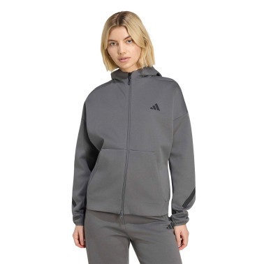 Women's Full-Zip Hoodie Coal - adidas Sportswear Z.N.E.