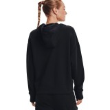 UNDER ARMOUR UA PROJECT ROCK FLEECE HOODIE 1365982-001 Black Image 0
