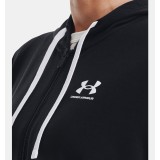 UNDER ARMOUR RIVAL TERRY FULL ZIP HOODIE Μαύρο Εικόνα 1