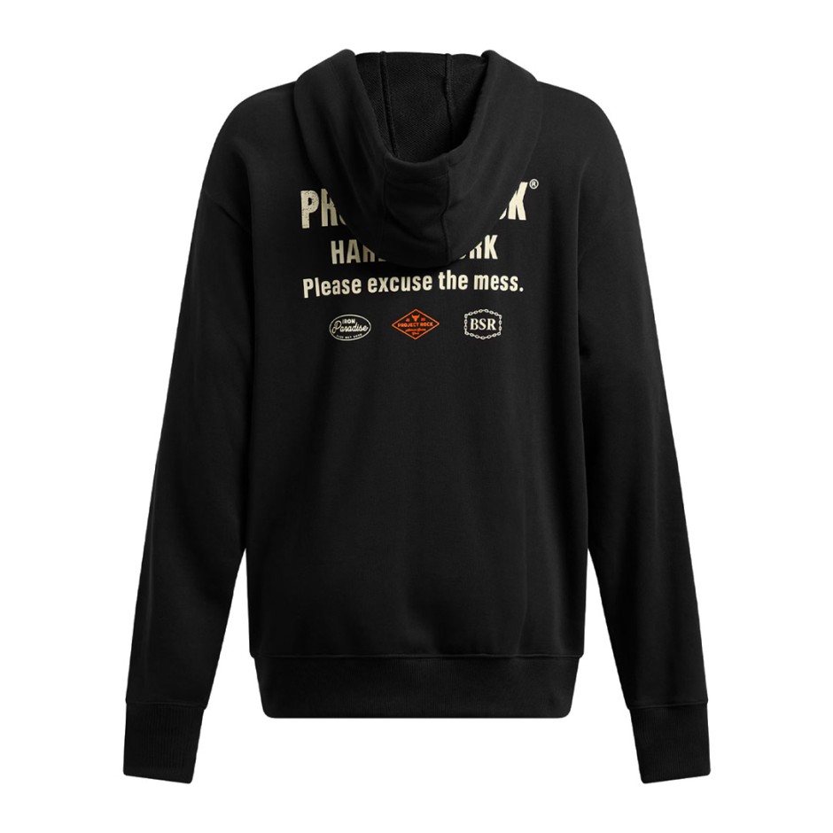 UNDER ARMOUR PROJECT ROCK W HWT FZ HARD AT WRK 1386446-001 Black