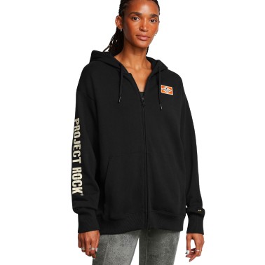 UNDER ARMOUR PROJECT ROCK W HWT FZ HARD AT WRK 1386446-001 Black