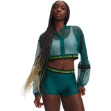Γυναικεία Ζακέτα Προπόνησης Πετρόλ - Under Armour HeatGear Mesh Εικόνα 