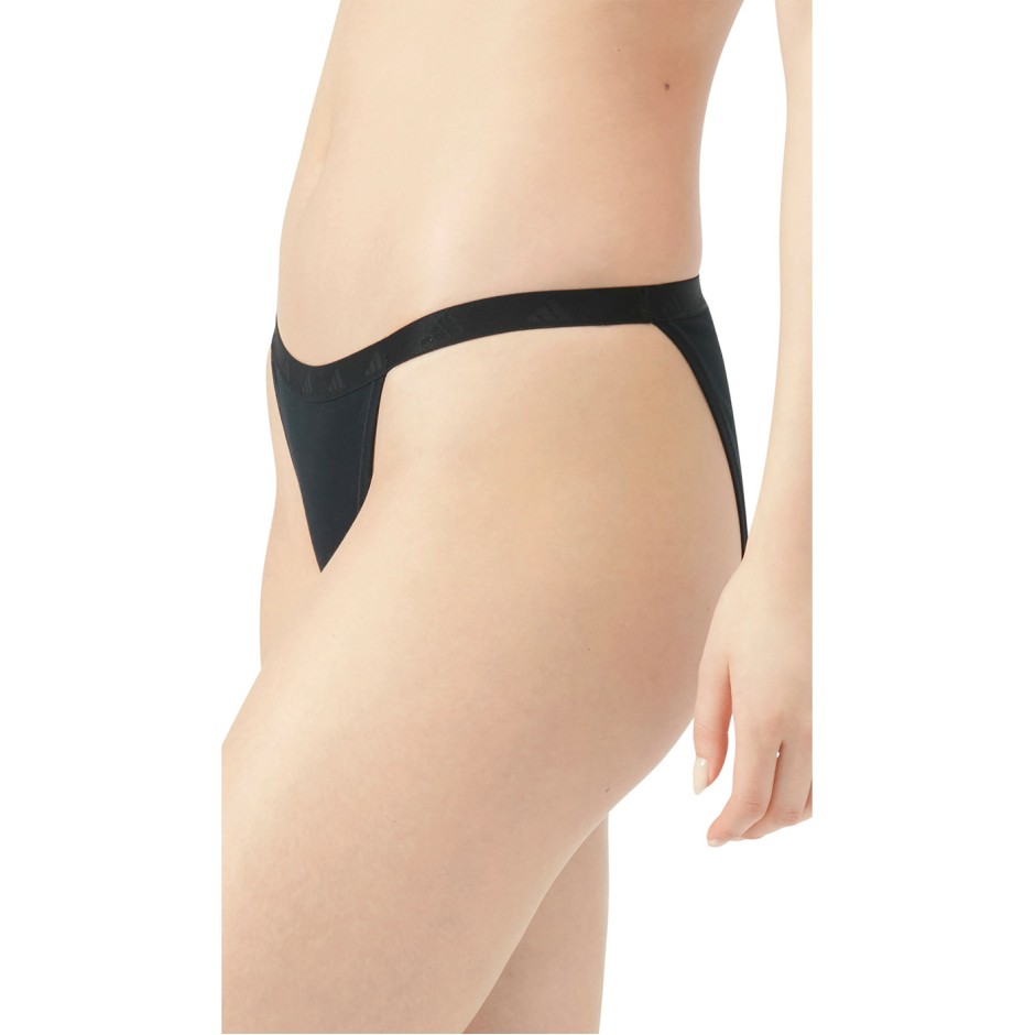 adidas Performance  ACTIVE ESSENTIALS COTTON BIKINI (3PK) 4A0712-000 Black