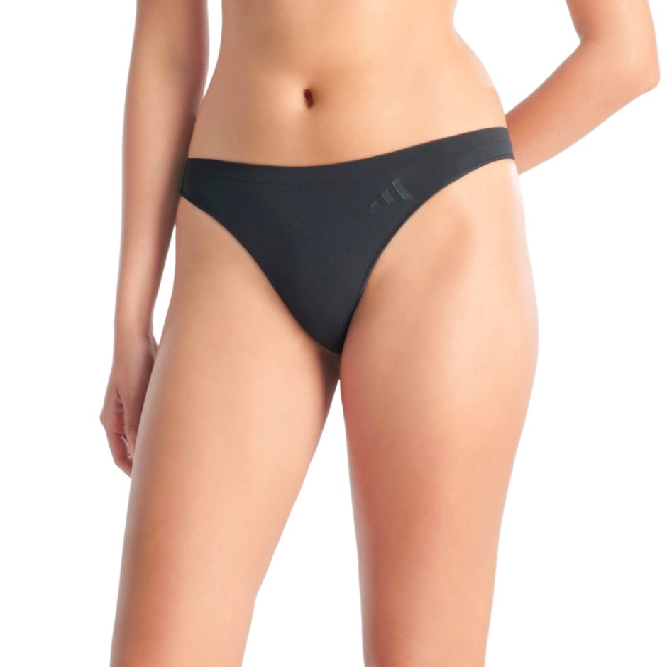 Γυναικεία Εσώρουχα Μαύρα - adidas Performance Packaged Panties Thong 3 Pack