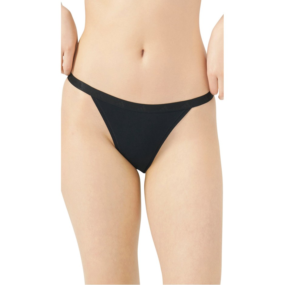 adidas Performance  ACTIVE ESSENTIALS COTTON BIKINI (3PK) 4A0712-000 Black
