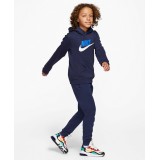 NIKE B NSW CLUB + HBR PANT CJ7863-410 Μπλε Εικόνα 4