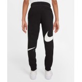 NIKE SPORTSWEAR SWOOSH FLEECE PANTS DD8721-010 Black Image 0
