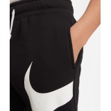 NIKE SPORTSWEAR SWOOSH FLEECE PANTS DD8721-010 Black Image 1