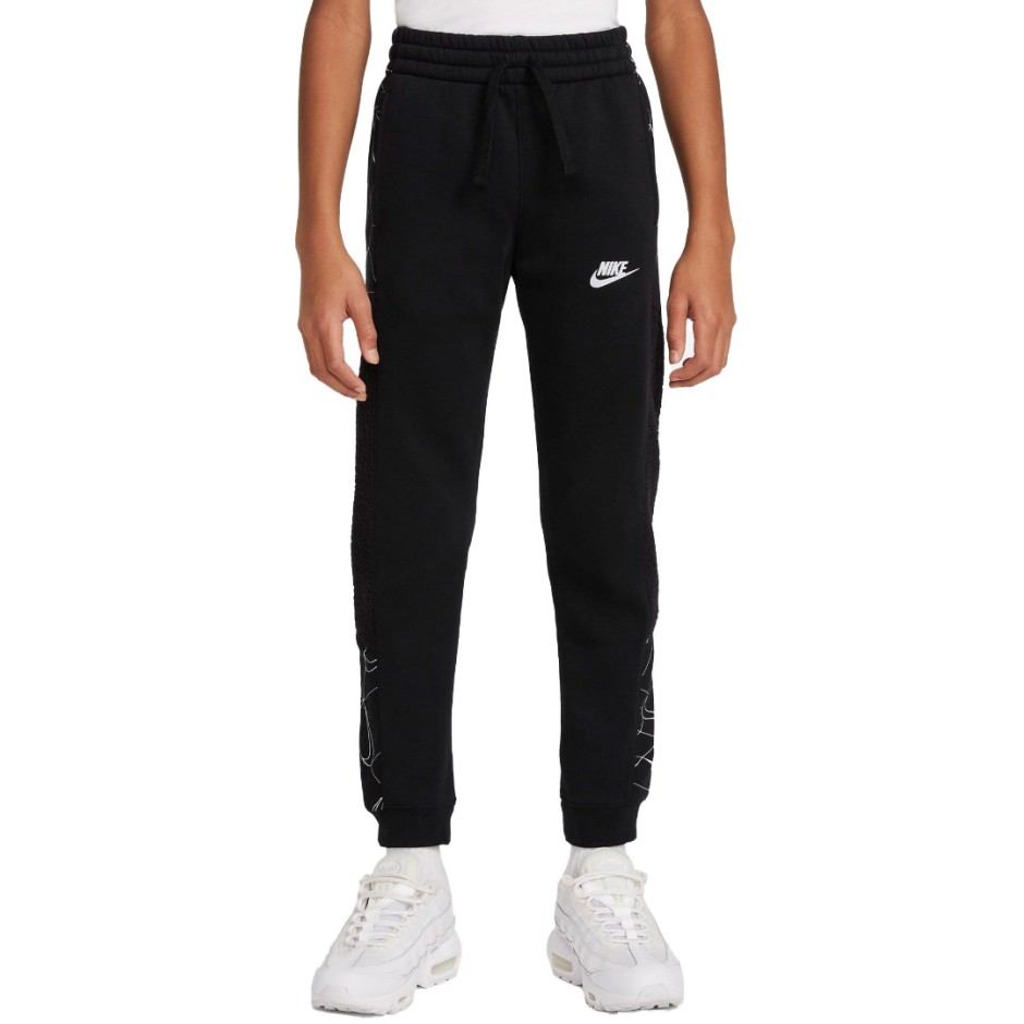 NIKE B NSW PANT CLUB AOP WINTERIZED DJ5516-010 Black