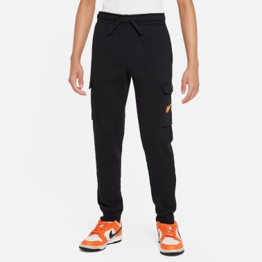 Nike Sportswear Μαύρο - Παιδικό Παντελόνι Φόρμα Cargo