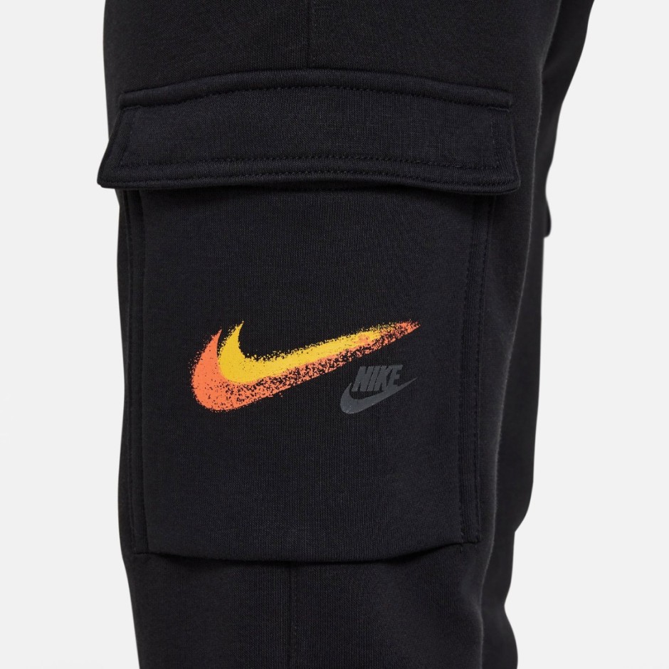 Nike Sportswear Μαύρο - Παιδικό Παντελόνι Φόρμα Cargo