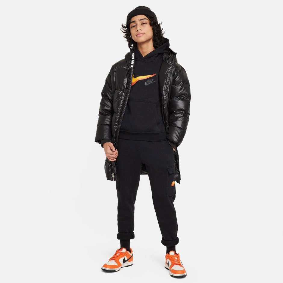 Nike Sportswear Μαύρο - Παιδικό Παντελόνι Φόρμα Cargo