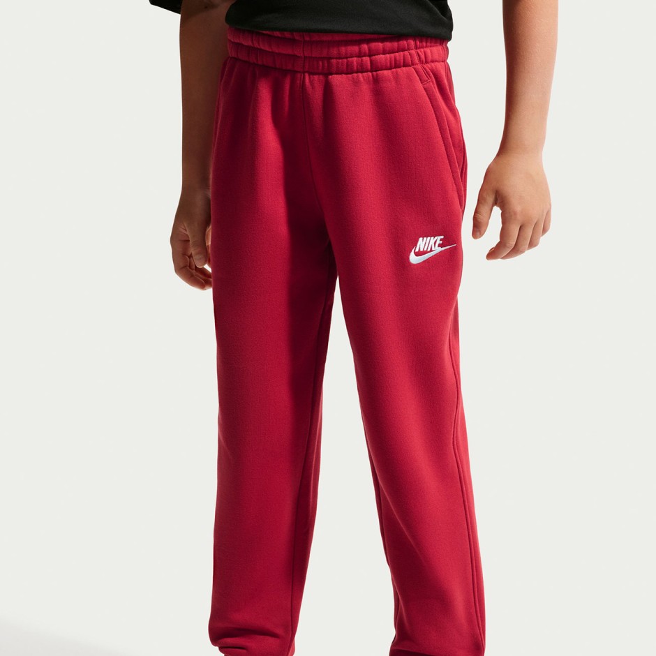 Παιδικό Παντελόνι Φόρμα Μπορντό - Nike Sportswear Club Fleece