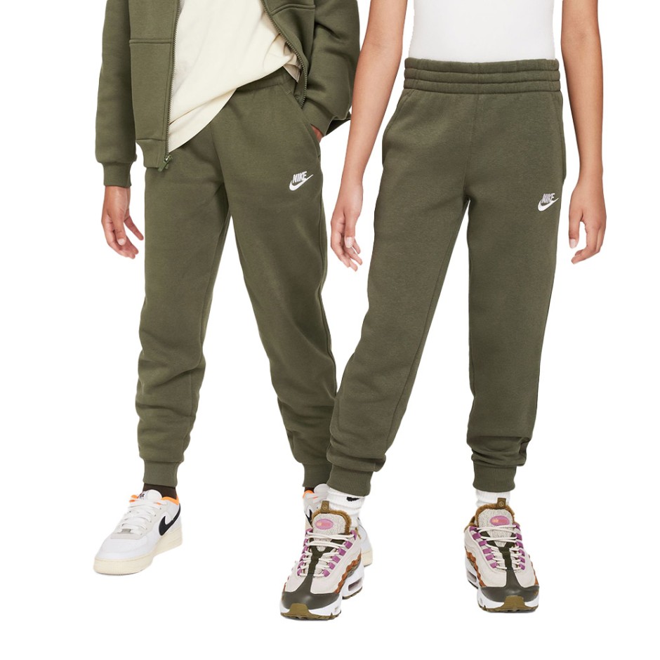 Nike Sportswear Club Fleece Χακί - Παιδικό Παντελόνι Φόρμα 