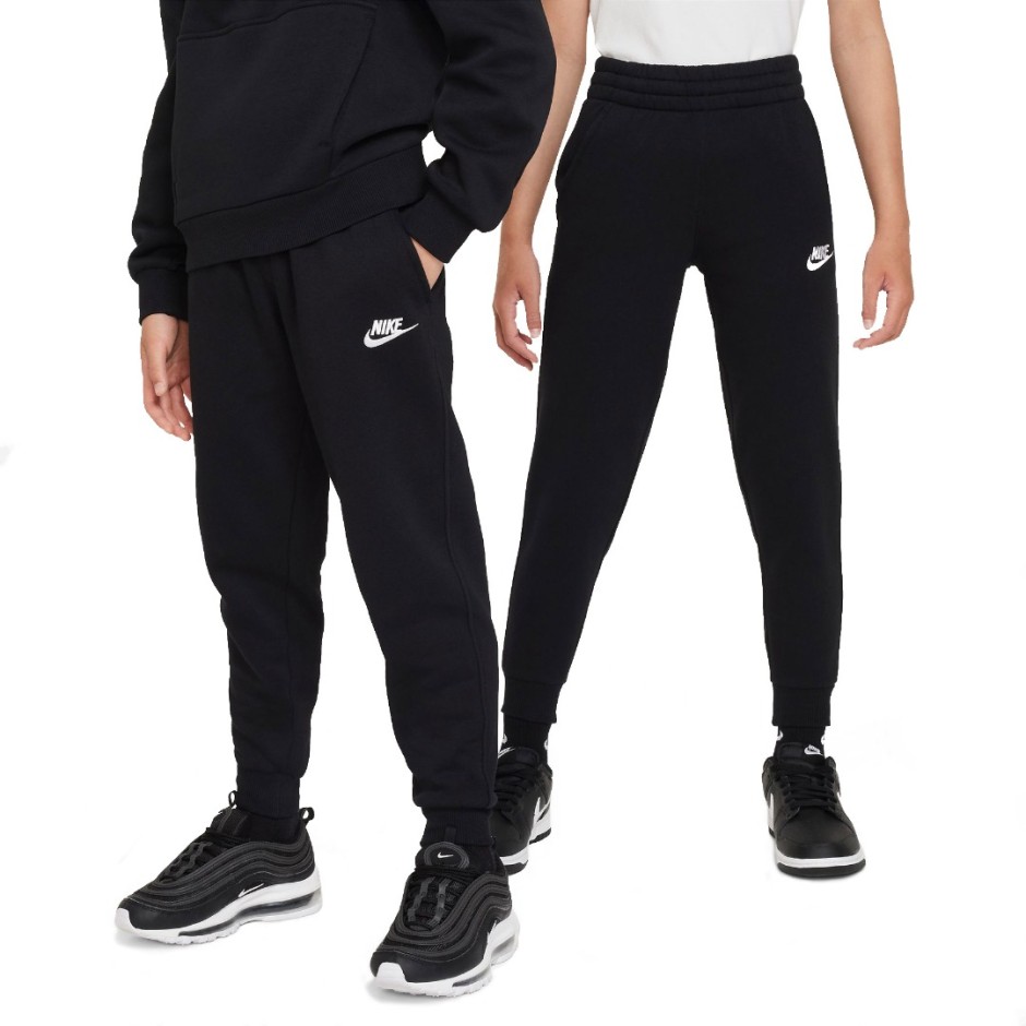 Παιδικό Παντελόνι Φόρμα Μαύρο - Nike Sportswear Club Fleece
