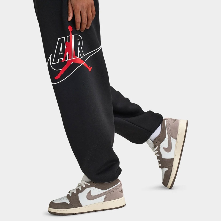 Παιδικό Παντελόνι Φόρμα Μαύρο - Jordan Jumpman Air Fleece