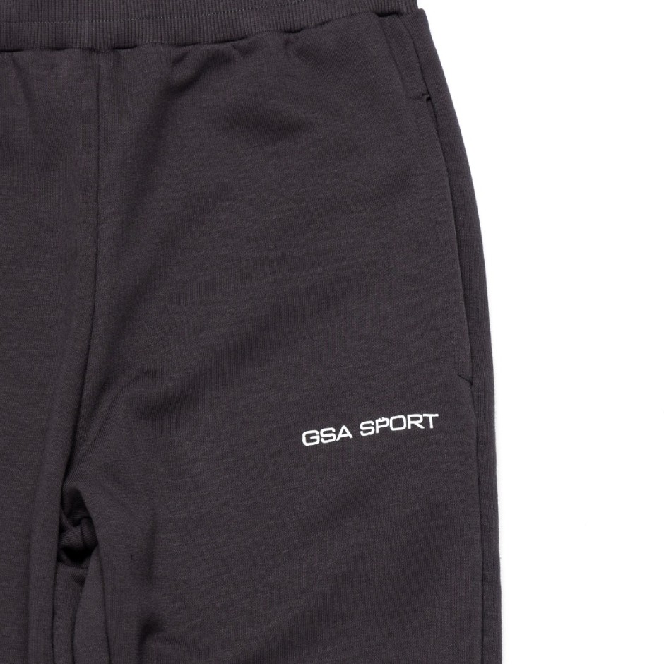 GSA SPORT COTTON JOGGER PANTS 28-3406-CHARCOAL Coal