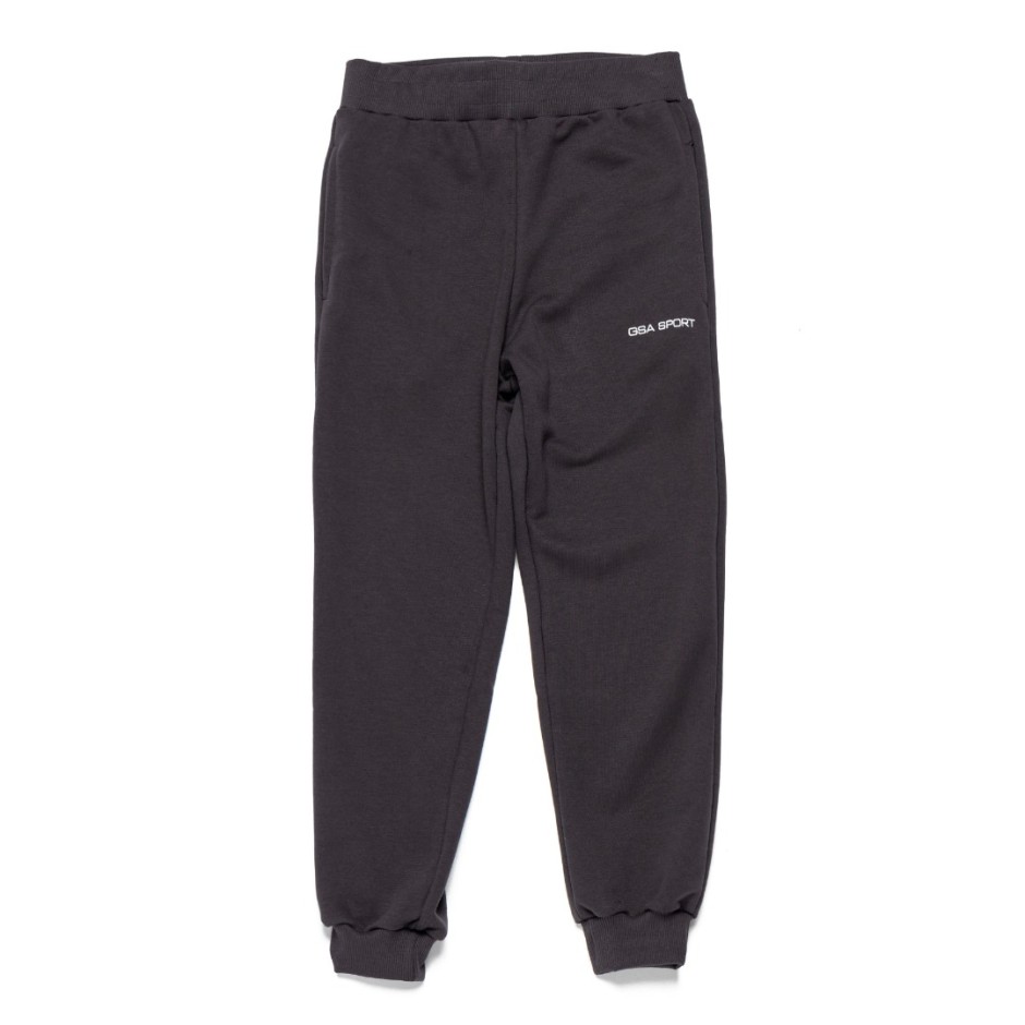 GSA SPORT COTTON JOGGER PANTS 28-3406-CHARCOAL Coal