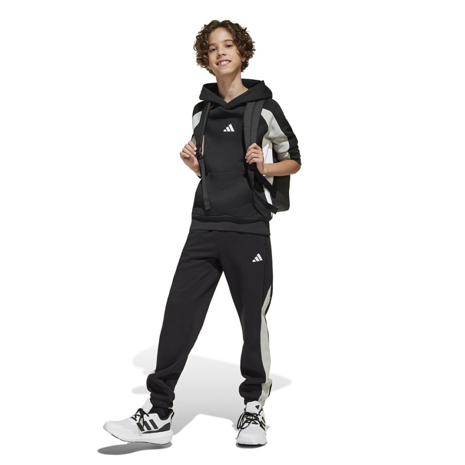 Παιδικό Παντελόνι Φόρμα Μαύρο - adidas Sportswear Essentials Colorblock