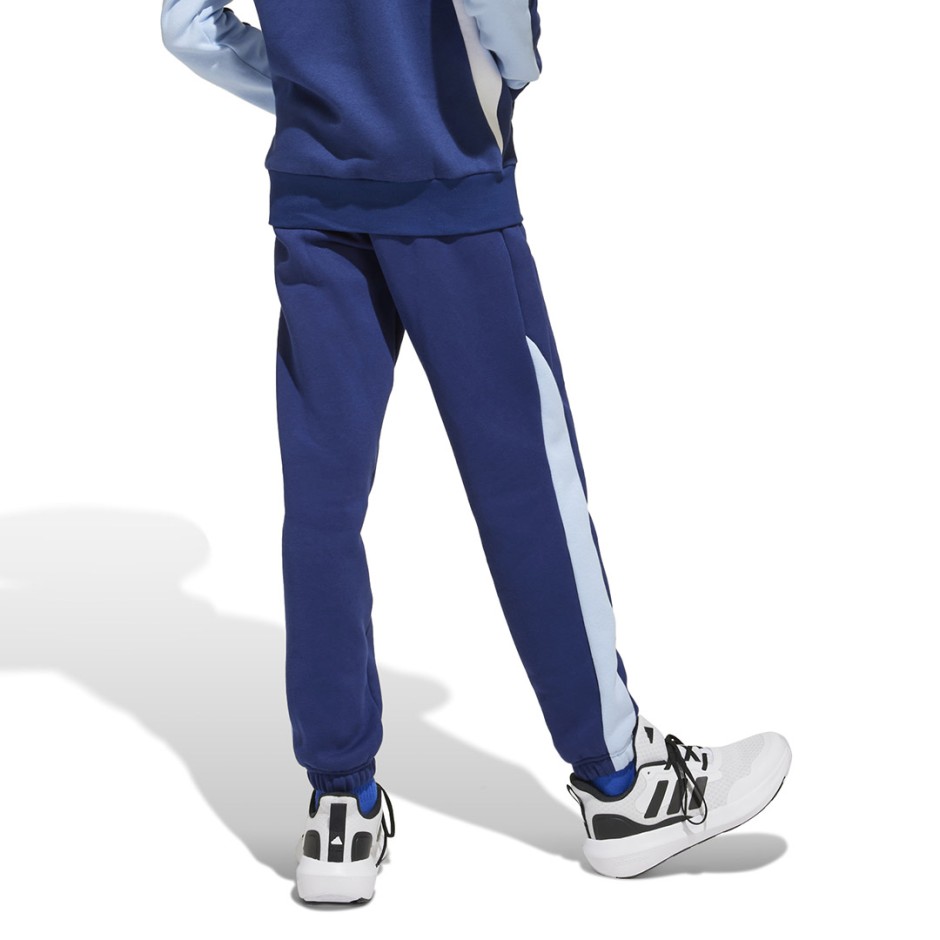 Παιδικό Παντελόνι Φόρμα Μπλε - adidas Sportswear Essentials Colorblock