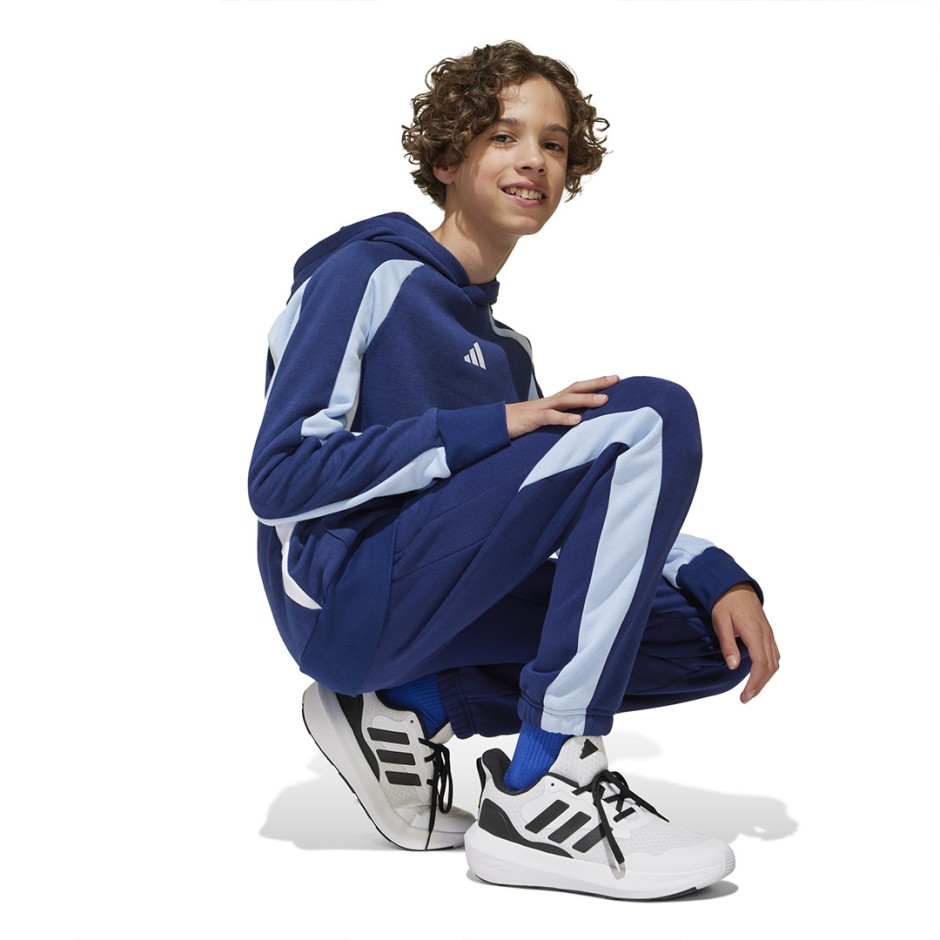 Παιδικό Παντελόνι Φόρμα Μπλε - adidas Sportswear Essentials Colorblock