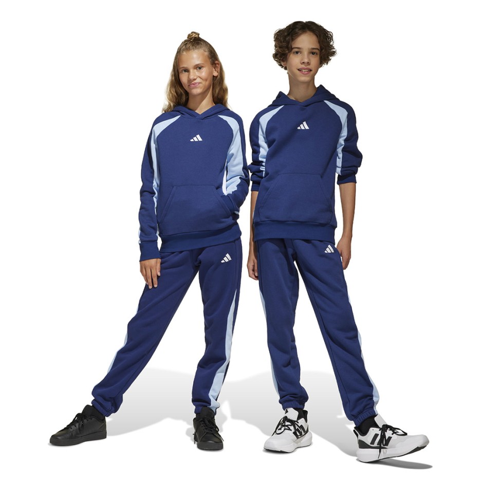 Παιδικό Παντελόνι Φόρμα Μπλε - adidas Sportswear Essentials Colorblock