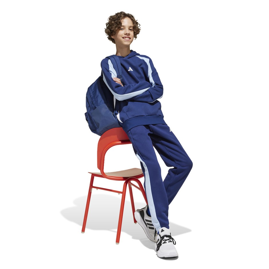 Παιδικό Παντελόνι Φόρμα Μπλε - adidas Sportswear Essentials Colorblock