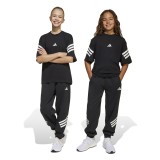 adidas sportswear J FI 3S WIDE PT JD1298 Black Image 5