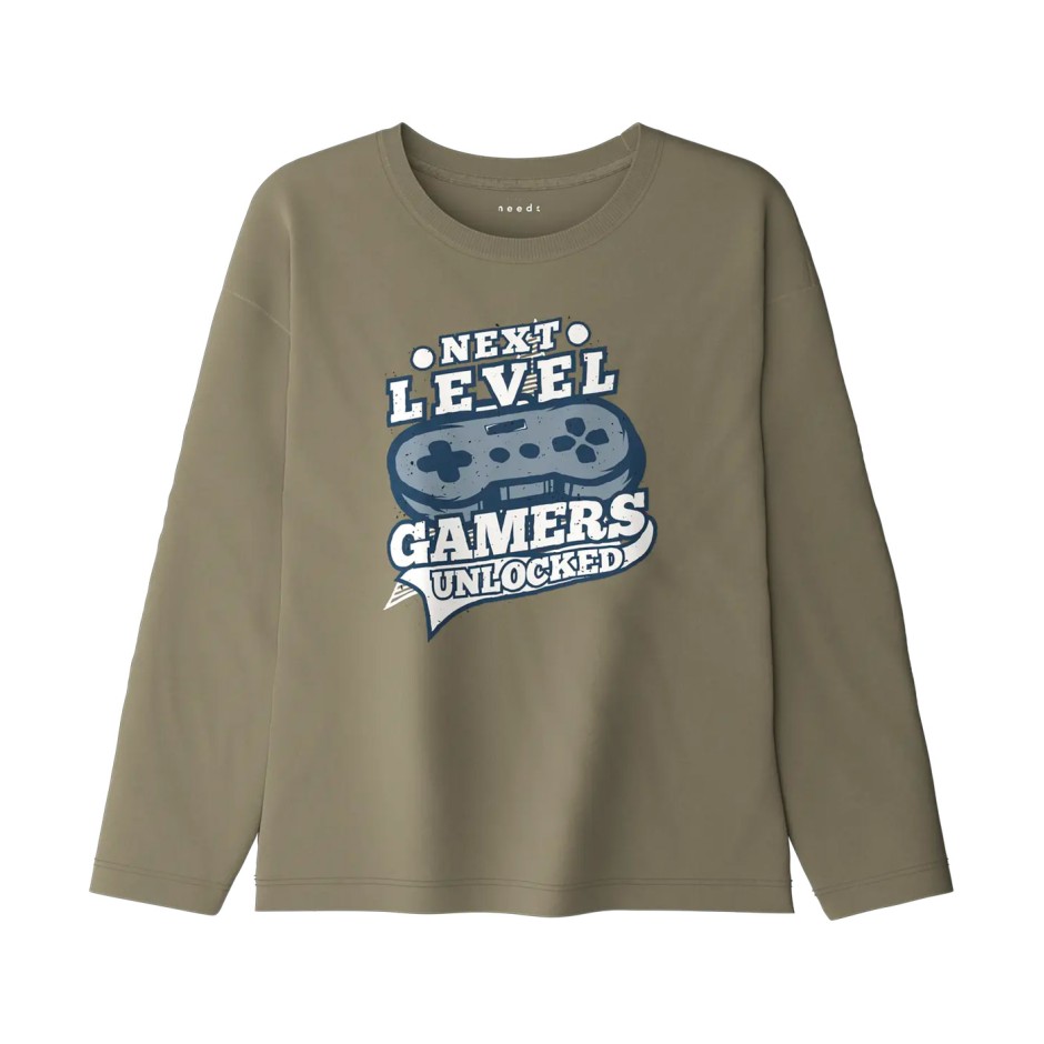 NAME IT NKMVICTOR LS RLX TOP 13234715-4879889 Κhaki