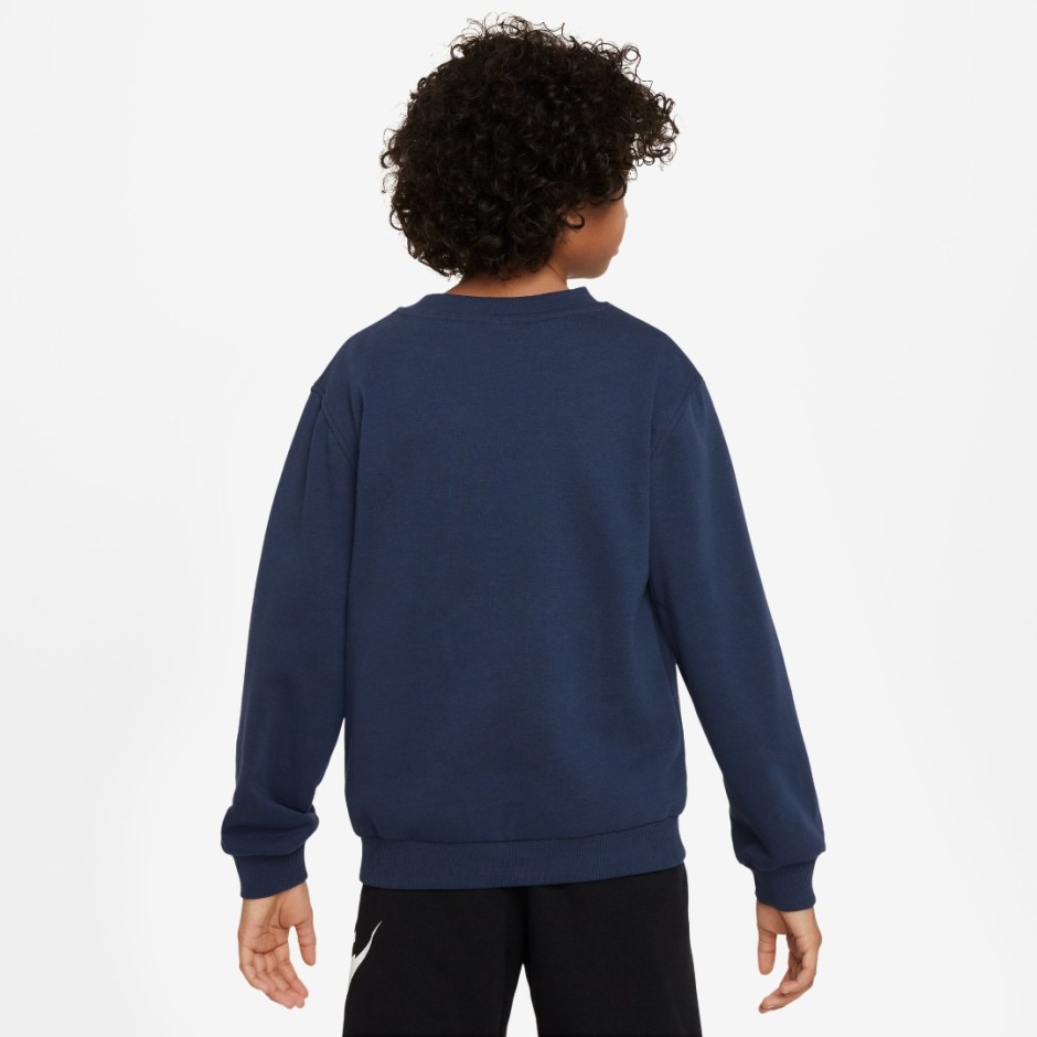 Παιδική Μακρυμάνικη Μπλούζα Μπλε - Nike Sportswear Club