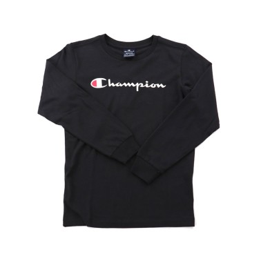Champion Μαύρο - Παιδική Μακρυμάνικη Μπλούζα
