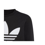 adidas Originals TREFOIL CREW ED7797 Black Image 3