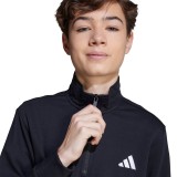 Παιδική Μακρυμάνικη Μπλούζα Μαύρη - adidas Sportswear Essentials Half-Zip Εικόνα 2