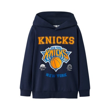 Παιδικό Φούτερ Μπλε - Name It Nkmbagge NBA New York Knicks
