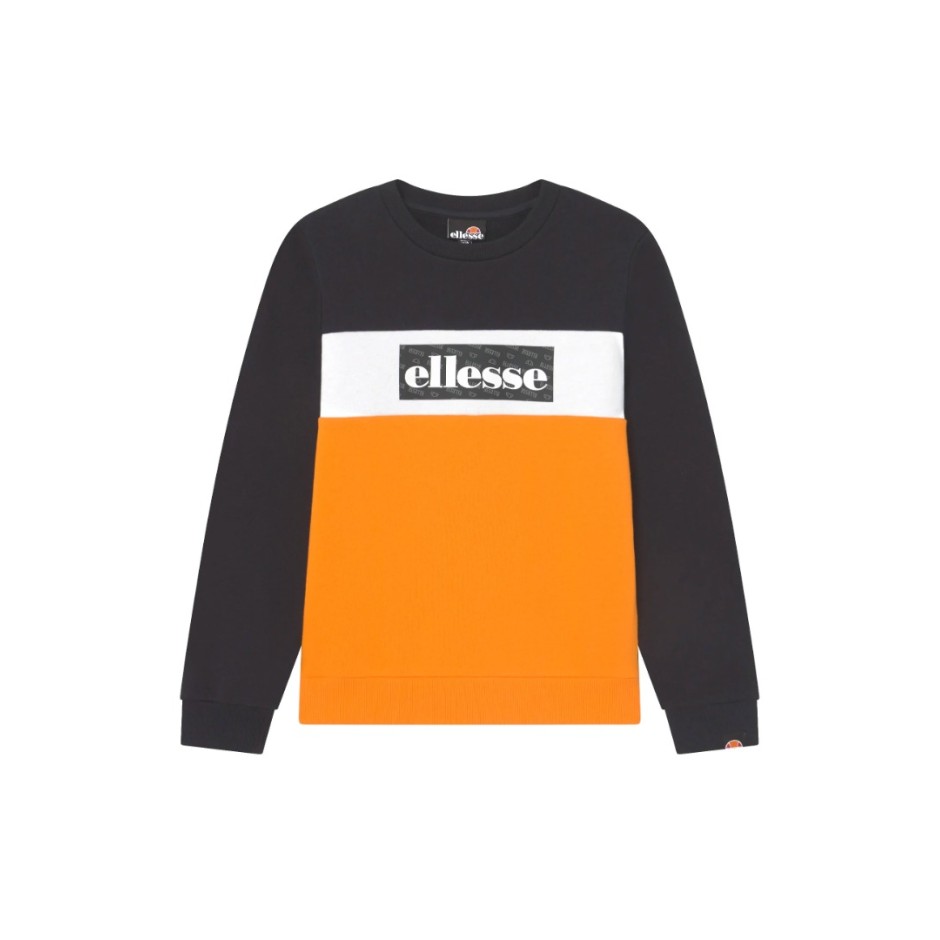 Παιδική Μακρυμάνικη Μπλούζα ELLESSE PAVONE SWEATSHIRT Μαύρο S3P16186-011 