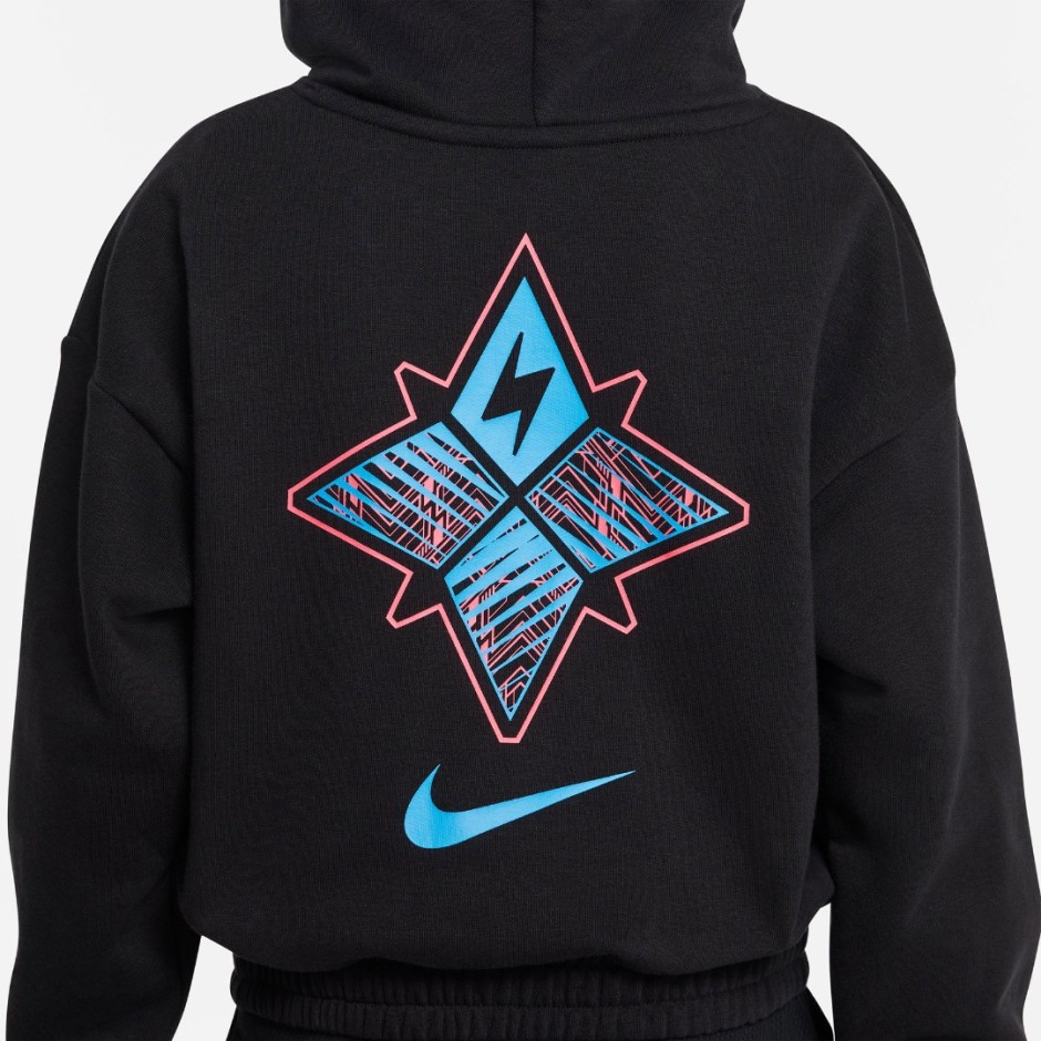 Nike Giannis Μαύρο - Παιδική Μπλούζα Φούτερ 