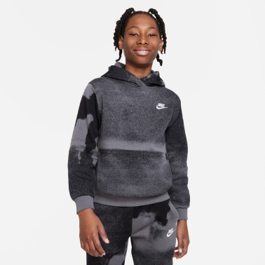 Nike Sportswear Club Fleece Ανθρακί - Παιδική Μπλούζα Φούτερ 