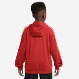 NIKE K NSW CLUB+ POLY PO HOODIE FZ4907-657 Red Image 0