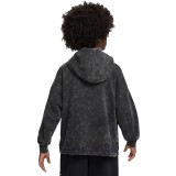 NIKE K NK COB FLC PO HOODIE WASH FZ5266-010 Black Image 0