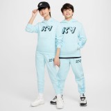 NIKE KM K NK CLUB FLC HDY FZ5321-474 Siel Image 6