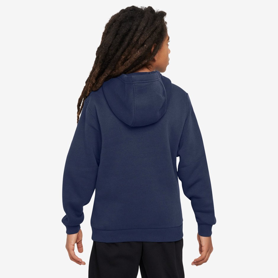 NIKE K NSW CLUB FLC HDY HBR MC HJ3156-410 Blue