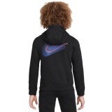 NIKE B NSW SI FLC PO HOODIE BB2 HM4339-010 Black Image 0
