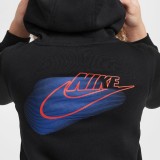 NIKE B NSW SI FLC PO HOODIE BB2 HM4339-010 Black Image 3