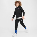 NIKE B NSW SI FLC PO HOODIE BB2 HM4339-010 Black Image 5