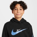 NIKE B NSW SI FLC PO HOODIE BB HV6965-010 Black Image 1