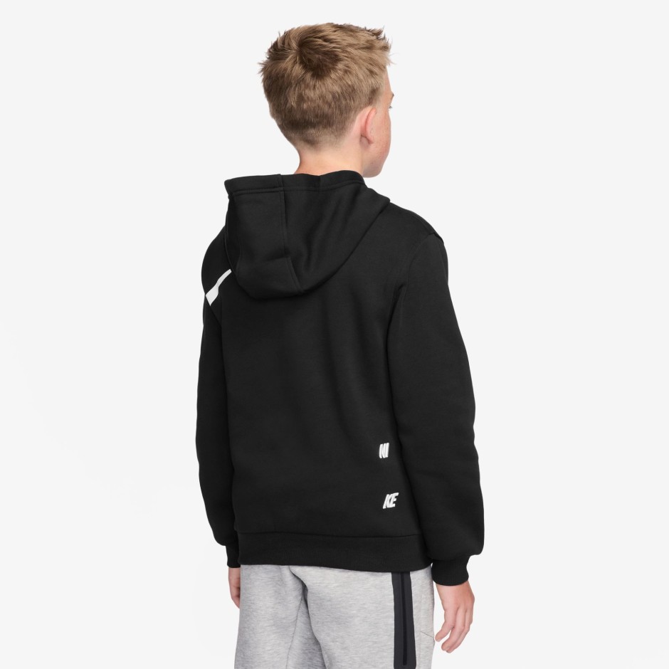 Kids' Hoodie Black - Nike Sportswear Club