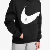 Kids' Hoodie Black - Nike Sportswear Club Image 1