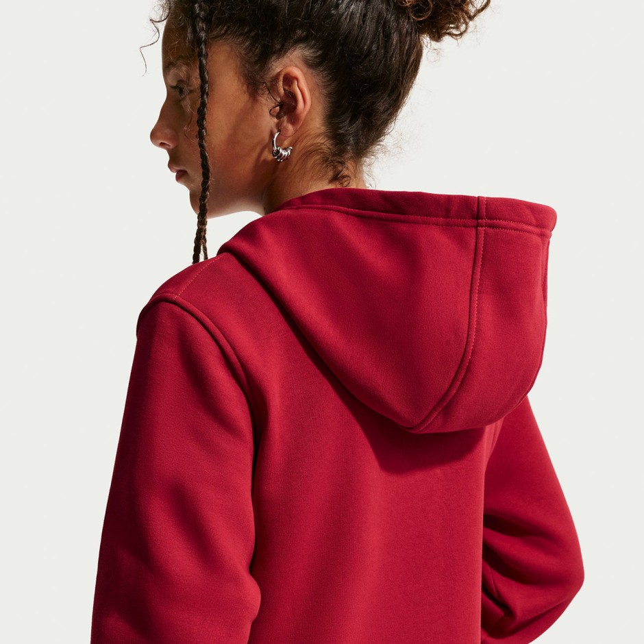 Παιδικό Φούτερ Μπορντό - Nike Sportswear Club Fleece