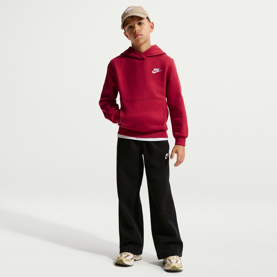 Παιδικό Φούτερ Μπορντό - Nike Sportswear Club Fleece